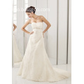 Aesthetic Design Sleeveless Floor Dragging Wedding Dress